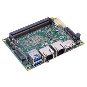 Axiomtek PICO51R Pico-ITX Motherboard, Intel Core and Celeron, 4 USB, DisplayPort++, LVDS, and 2 GbE LAN